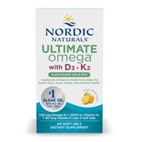 Nordic Naturals Ultimate Omega Plant-Based with D3+K2