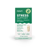 Nouri Stress Support Prebiotic + Probiotic with Omega