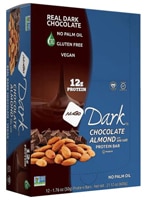 NuGo Nutrition Dark Protein Bar Dark Chocolate Almond with Sea Salt