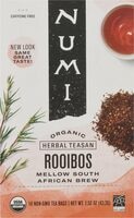 Numi Tea Organic Rooibos Tea