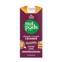 Nutpods Dairy-Free Creamer Unsweetened Coffee Cake