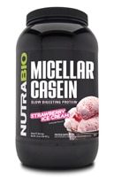 NutraBio Micellar Casein Strawberry Ice Cream