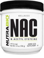 NutraBio NAC N-Acetyl Cysteine Powder