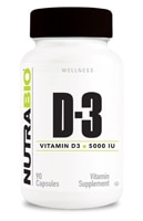 NutraBio Vitamin D-3