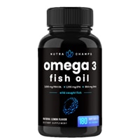 NutraChamps Omega 3 Fish Oil Natural Lemon