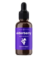 NutraChamps Organic Elderberry Liquid Drops Sambucus Immune Support