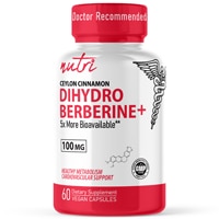 Nutri Dihydroberberine With Cinnamon Ceylon - Healthy Metabolism GLP-1 Support