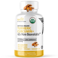 Nutri Organic Turmeric Curcumin with Ginger & Piperine