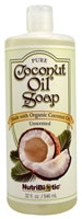 NutriBiotic Coconut Oil Soap Unscented