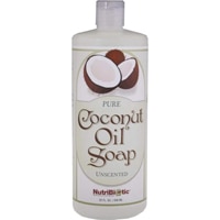 NutriBiotic Pure Coconut Oil Soap Refill Unscented