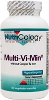 NutriCology Multi-Vi-Min without Copper and Iron