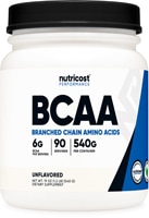 Nutricost BCAA Powder Unflavored