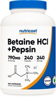 Nutricost Betaine HCl + Pepsin