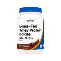 Nutricost Grass-Fed Whey Protein Isolate Milk Chocolate