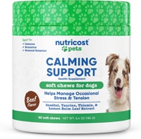 Nutricost Pets Dog Calming Support Stress & Tension Management Beef