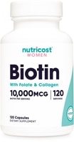 Nutricost Women Biotin With Folate & Collagen