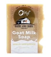 O My! Goat Milk Bar Soap Vanilla Sandalwood