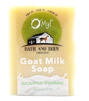 O My! Goat Milk Essential Oil Bar Soap Eucalyptus Spearmint