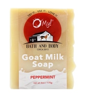 O My! Goat Milk Essential Oil Bar Soap Peppermint