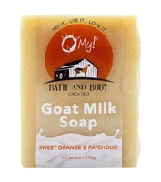 O My! Goat Milk Essential Oil Bar Soap Sweet Orange & Patchouli
