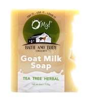 O My! Goat Milk Essential Oil Bar Soap Tea Tree