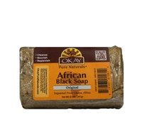 OKAY Pure Naturals African Black Bar Soap - Original