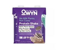 OWYN Plant-Based Protein Shake Cookies and Creamless