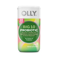 Olly Big 10 Probiotic - Supports A Healthy Gut Microbiome