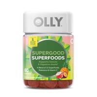 Olly Supergood Superfoods For Immune & Digestive Health Prebiotics & Vitamin C Tropical Bliss Flavor Gummies