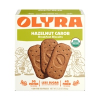 Olyra Organic Breakfast Biscuits Hazelnut Carob