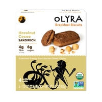 Olyra Organic Breakfast Sandwich Biscuits Hazelnut Cocoa