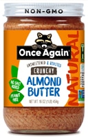 Once Again Almond Butter Unsweetened & Roasted Crunchy