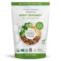 One Degree Organic Foods Gluten Free Tea Infused Granola Sprouted Honey Bergamot