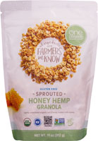 One Degree Organic Foods Organic Sprouted Oat Granola Honey Hemp