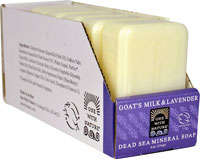 One With Nature Dead Sea Mineral Bar Soap Goat's Milk & Lavender