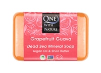 One With Nature Dead Sea Mineral Bar Soap Grapefruit Guava