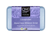 One With Nature Dead Sea Mineral Bar Soap Lavender