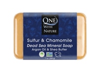 One With Nature Dead Sea Mineral Bar Soap Sulfur & Chamomile