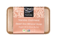 One With Nature Dead Sea Mineral Bar Soap Vanilla Oatmeal