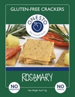 Onesto Gluten-Free Crackers Rosemary