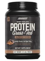 Onnit Grass Fed Whey Isolate Protein - 30 Serving Tub Mexican Chocolate