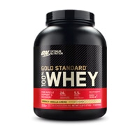 Optimum Nutrition Gold Standard 100% Whey Protein Powder For Muscle Support and Recovery French Vanilla Creme