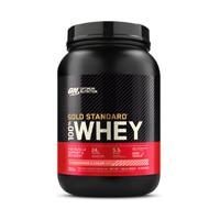 Optimum Nutrition Gold Standard 100% Whey Protein Powder For Muscle Support and Recovery Strawberries & Cream