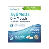 OraCoat Xylimelts Dry Mouth Stick-On-Melts™ Mild Mint