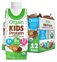 Orgain Organic Kids Nutritional Shake 22 Vitamins & Minerals Chocolate