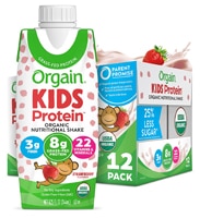 Orgain Organic Kids Nutritional Shake 22 Vitamins & Minerals Strawberry