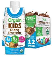 Orgain Organic Kids Vegan Nutritional Shake - 23 Vitamins & Minerals Chocolate