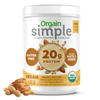 Orgain Simple Organic Plant Protein Powder Peanut Butter