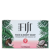 Organic Fiji Face & Body Coconut Oil Bar Soap Tuberose