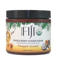 Organic Fiji Whole Body Sugar Scrub Pineapple Coconut